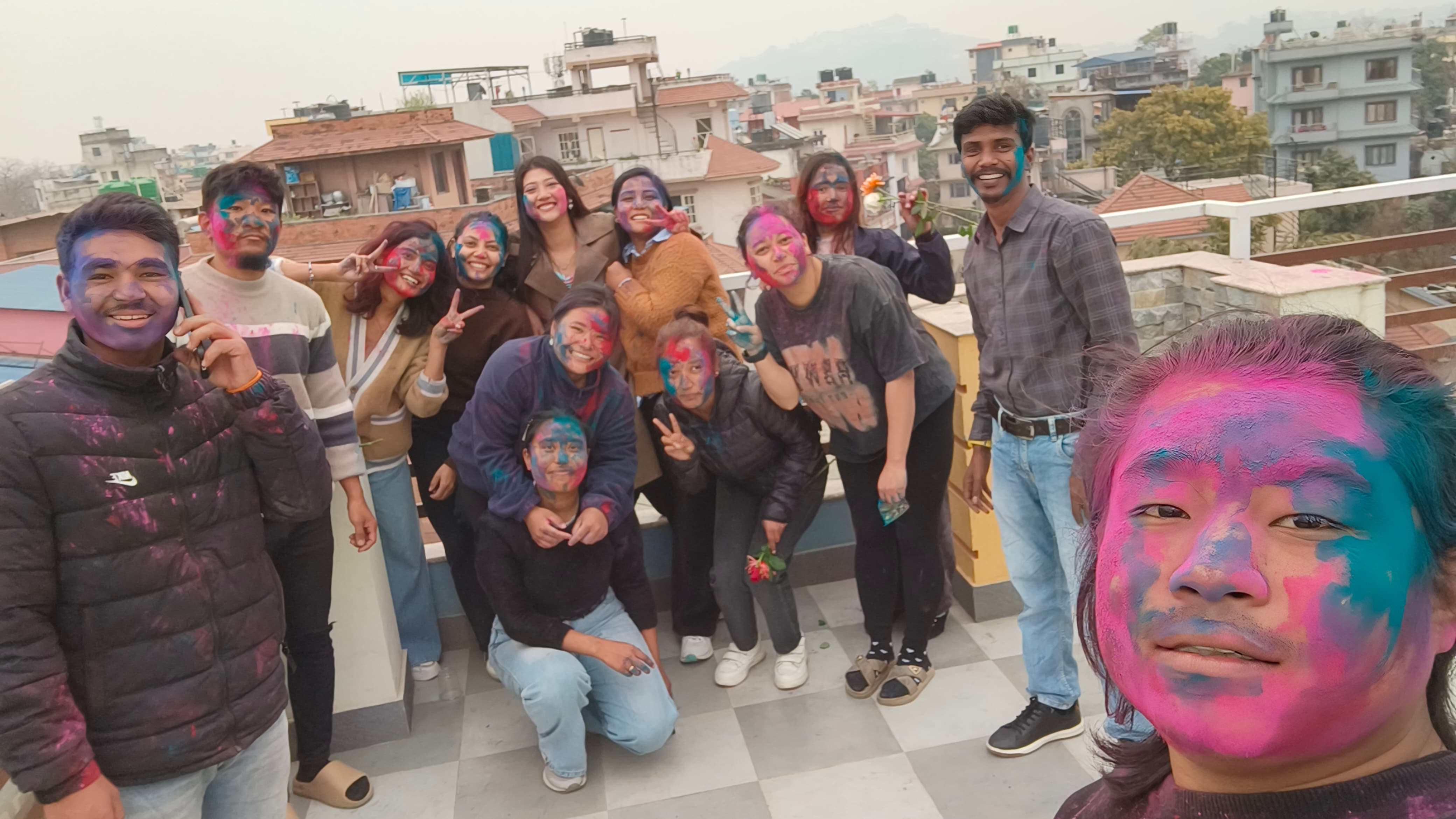 Holi and Women's Day Celebration at D-tech